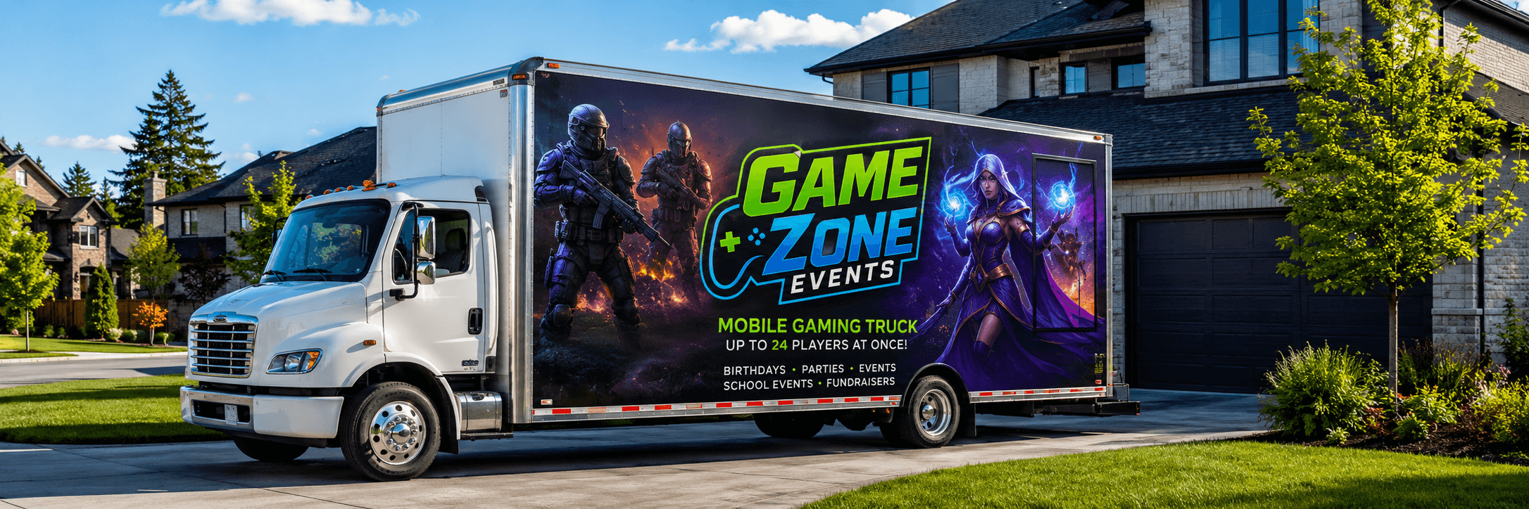 Best teen birthday party ideas Toronto gaming truck